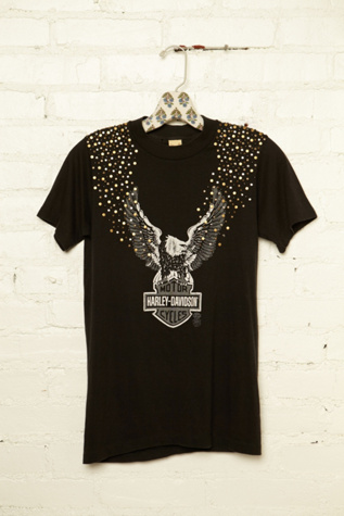 Vintage Studded Harley Tee