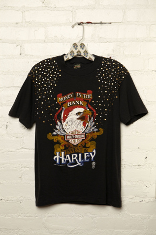 Vintage Studded Harley Tee