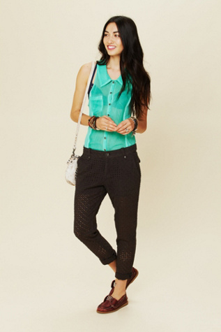 Eyelet Trouser