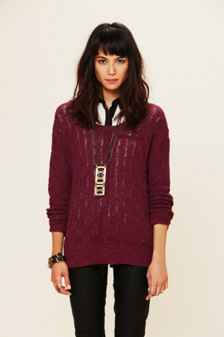 Beach Cable Pullover