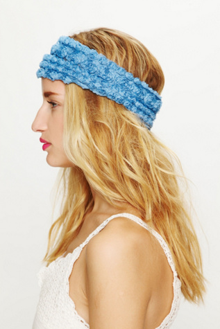 Tatty Floral Gauze Headwrap