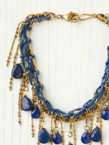 Stazi Drop Gem Ankle Bracelet