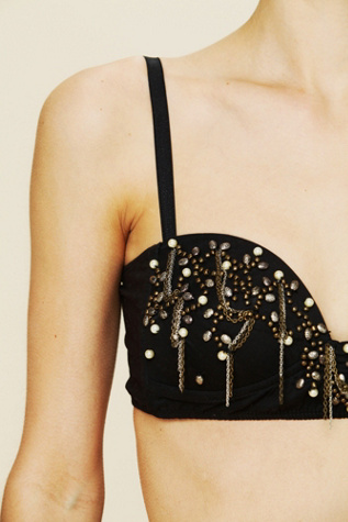 Beads and Chains Bra
