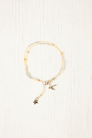 Thread & Charm Wrist Wrap