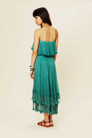 Fringed Goddess Long Dress
