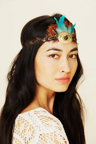 Gilded Feather Headdress