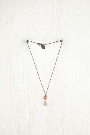 Double Druzy Necklace