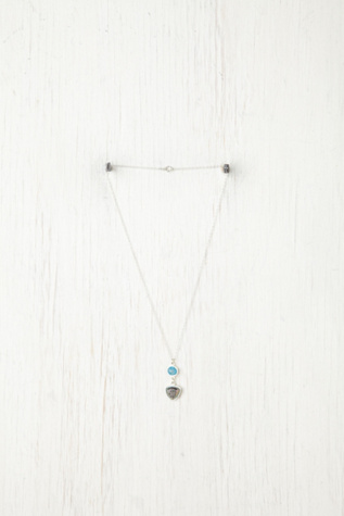 Double Druzy Necklace