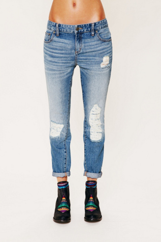 Slim Slouch Ankle Crop Jean