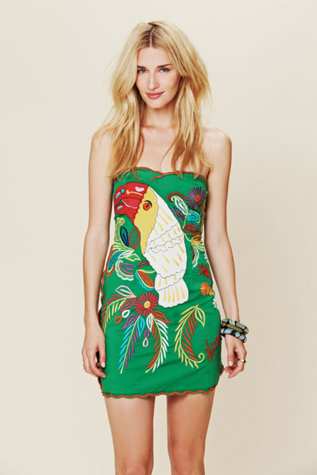 FP New Romantics Parrot Bay Tube Dress