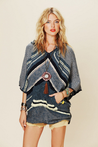 Rising Tides Hooded Poncho