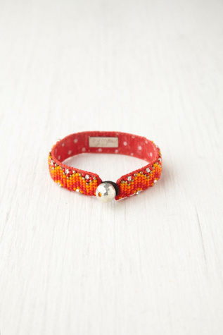 Disco Ball & Bead Bracelet