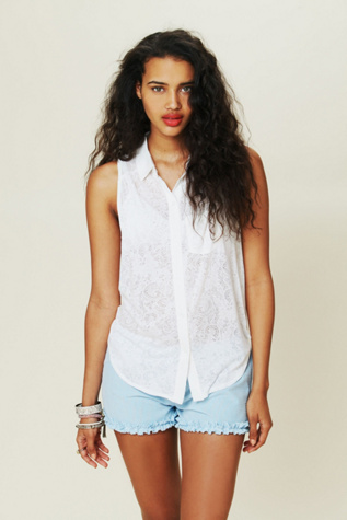 Molly Jersey Knot Blouse
