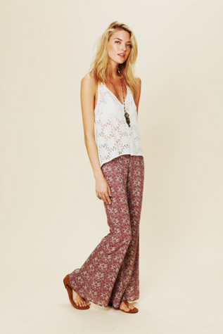 Printed Flare Pant