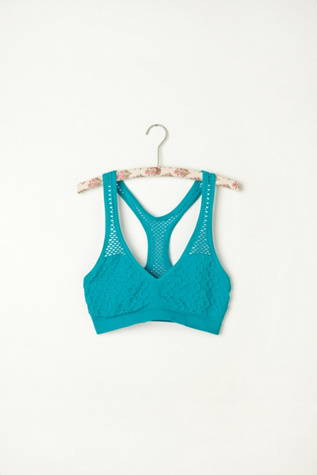 Fishnet Racer Back Bra in Intimates-layering-seamless