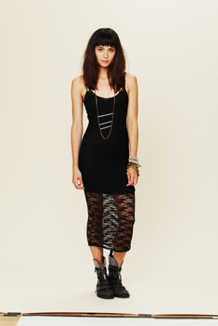 All Over Lace Maxi Slip