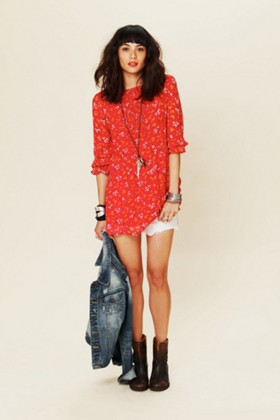 Court Me With Flowers Tunic