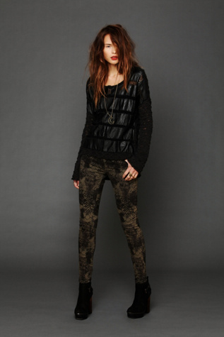 Leather Patched Tunic