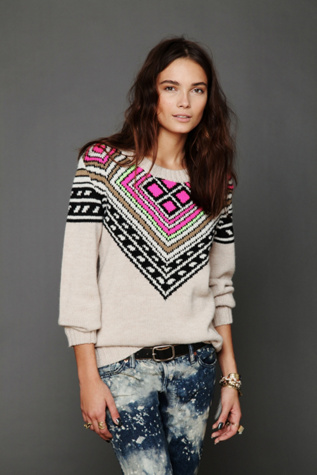 Intarsia Pullover