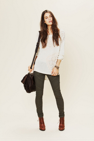FP New Romantics Reflections in Crochet Pullover