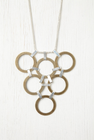 Disc Statement Necklace