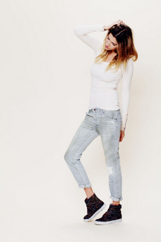 5 Pocket Slim Slouch Jeans