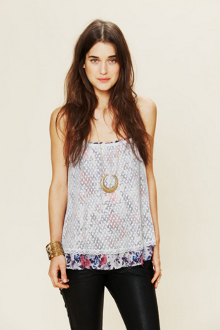 Layered Point D'esprit Cami