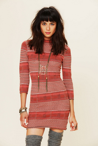 Groovy Sweater Knit Dress