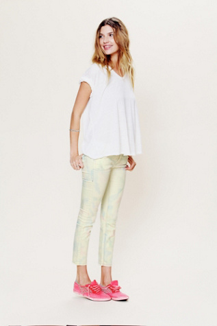 5 Pocket Rainbow Ankle Crop