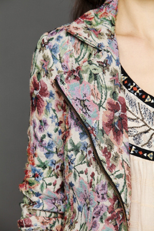 Tapestry Moto Jacket