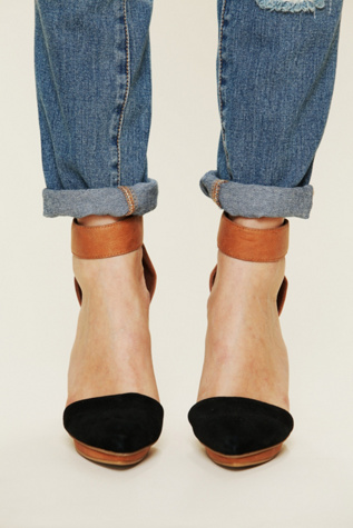 Black Suede/Tan Leather