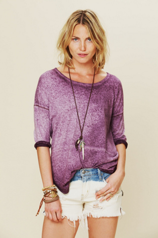 Aurora Washed Short Sleeved Tee