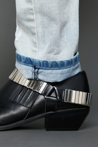 Black Leather / Silver