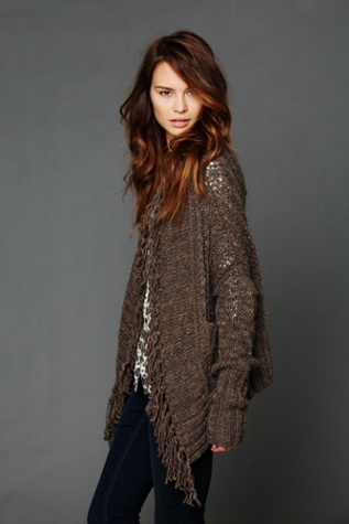 Fringed Cardigan