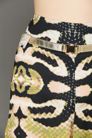 Printed Wideleg With Slit