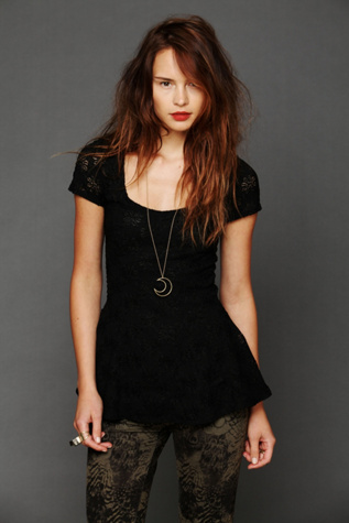 Daisy Peplum Top