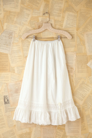 Free People Vintage Cotton Eyelet Midi Skirt in vintage-skirts