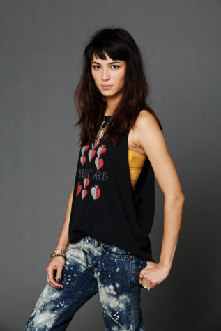Crew Neck Graphic Tank