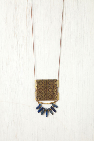Disc and Bead Necklace