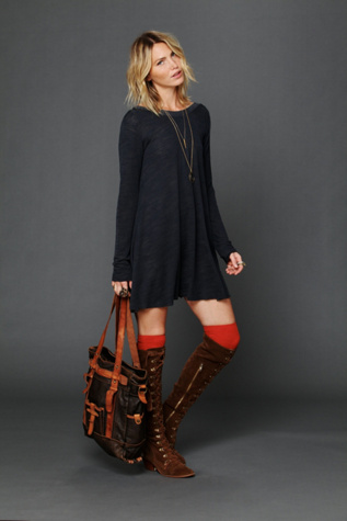 Long Sleeve Swing Dress