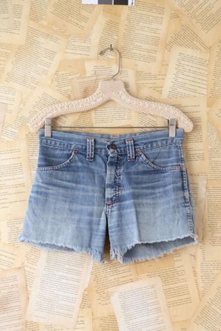 Free People Vintage Patchwork Denim Shorts in vintage-jeans
