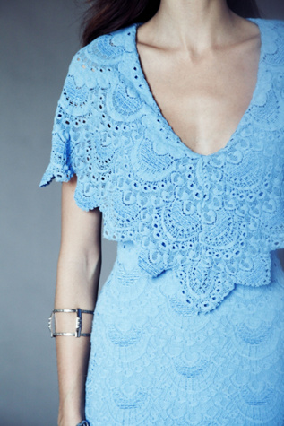 Spanish Lace Poncho Dress