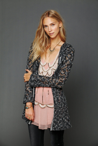 Hooded Solid Cardigan
