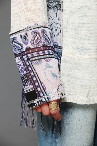 Printed Fringe Tunic