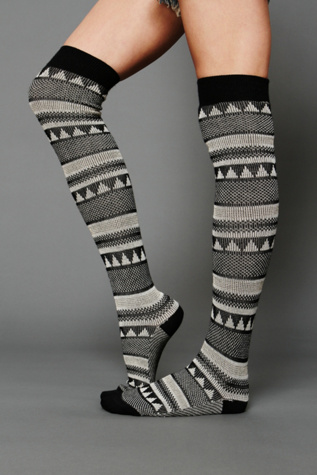 Mountain Peaks Tall Sock