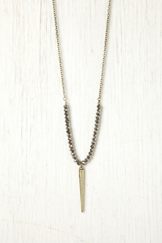 Druzy Spear Pendant