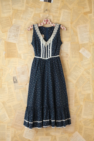 Free People Vintage Floral Printed Dress in Vintage-Dresses