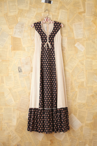 Free People Vintage Floral Sac Feed Dress in Vintage-Dresses