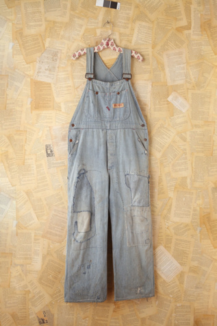 Free People Vintage Big Mac Railroad Striped Overalls in vintage-jeans