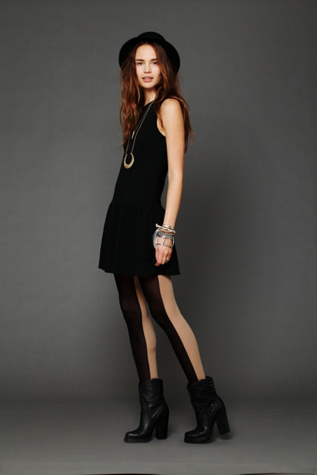 Half and Half Opaque Tights